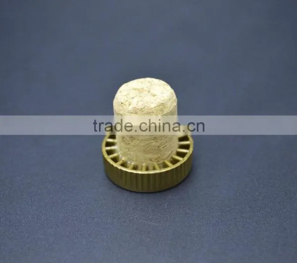 Plastic Top Wood Cork for Glass Wine Bottle Stopper photo-4