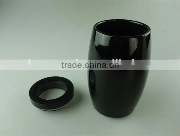 Cheap Price Colorful Ceramic Sugar Pot With Black Cover for Tea,coffee photo-4