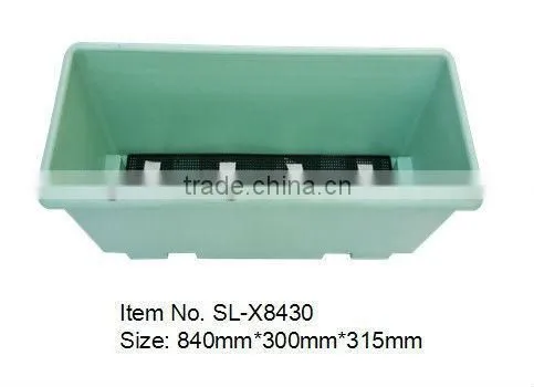 SOL 2015 Box Planter Decorative' Plastic Rectangular Plastic Planter photo-2