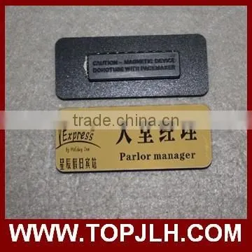 Topjlh 2017 Hot Sublimation Blank Printable MDF Magnetism Name Tag photo-2