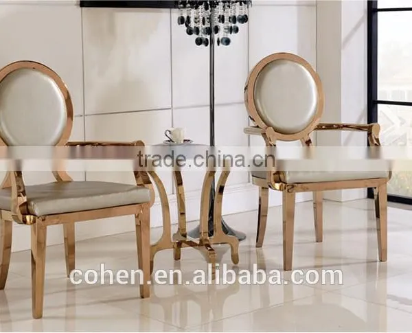 Modern European Style Livingroom High Back Leisure Chair/reception Chair Armchair/ghost Chair With Stripe Fabric photo-2