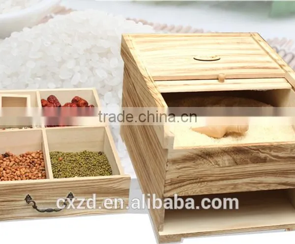 High Quality Wooden Rice Box photo-6