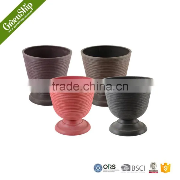 Artificial Plastic 38cm Garden Urns Flower Pot photo-2