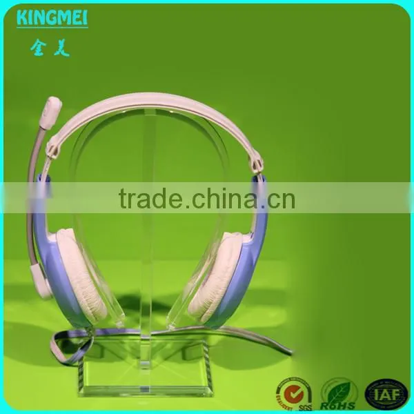 2015 Factory Wholesale Custom Headphone Display Stand Headset Stand Acrylic Headphone Stand photo-3