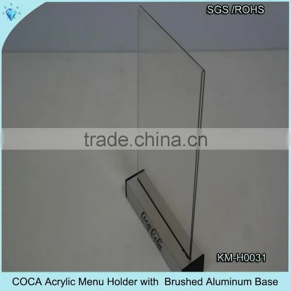Acrylic Hot Bend Desk Menu Holder photo-5