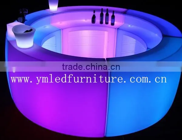 LED Lighting Furniture LED Snake Bar Counter/ LED Bar Table