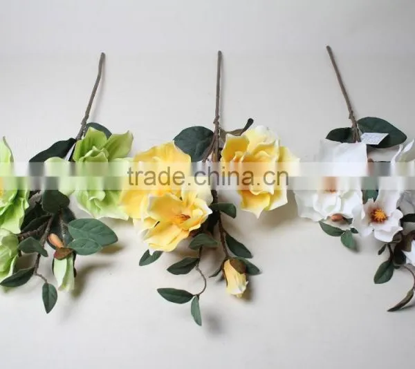 Elegant Decorative Artificial Magnolia Flower for Wholesale Direct Selling photo-5