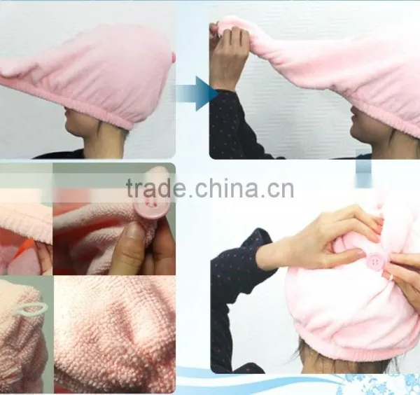 Soft Microfiber Towel for Dry Hair Hair Towel photo-3