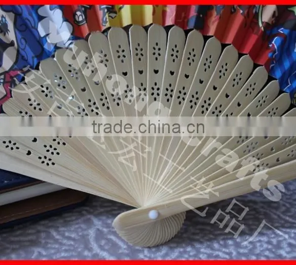 21cm Japanese Hand Folding Fan for Gift photo-3