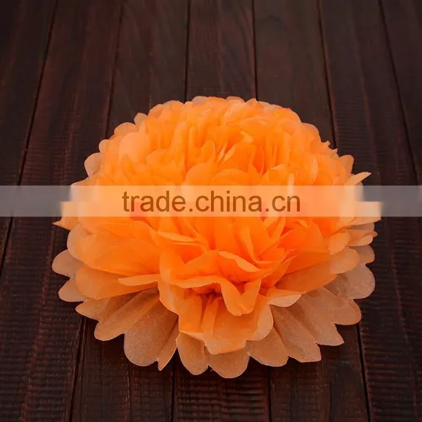 8inch Decorative Paper Flower Ball Artificial Flower Ball for Wedding Decor photo-4