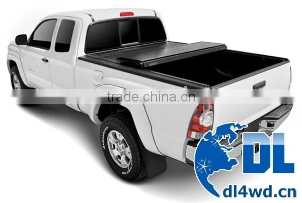 Black Soft Tri-fold Tonneau Cover for Toyota Tacoma 2005-2015 photo-3
