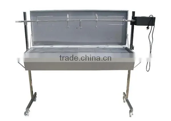 Metal Galvanized BBQ Barbecue Grill photo-3
