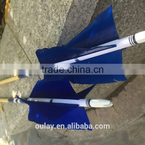4*14cm Flu Flu Fletching Cresting Wood Arrows photo-6