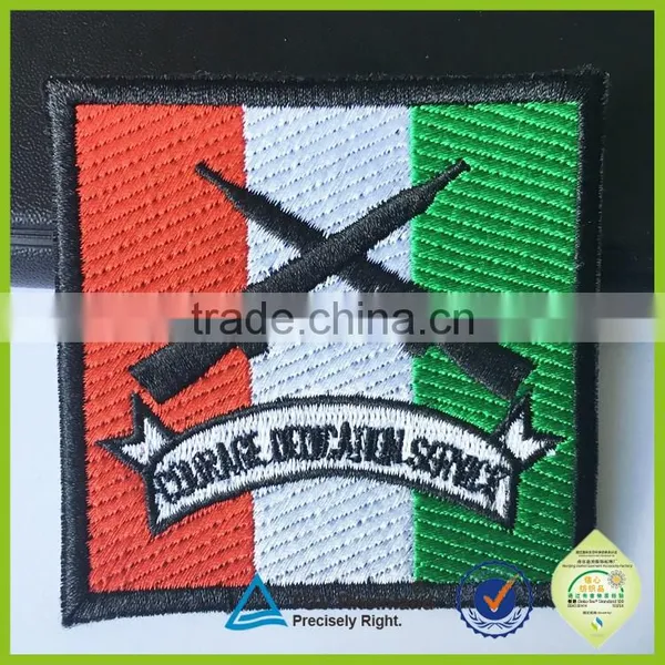 Stick-on Country Flag Patch Embroidered Customized American Flag Patch photo-3