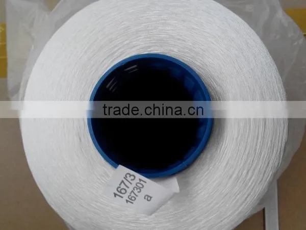 High Tenacity Low Shrinkage Low Elonagtion Raw Material Polyester Sewing Thread photo-3