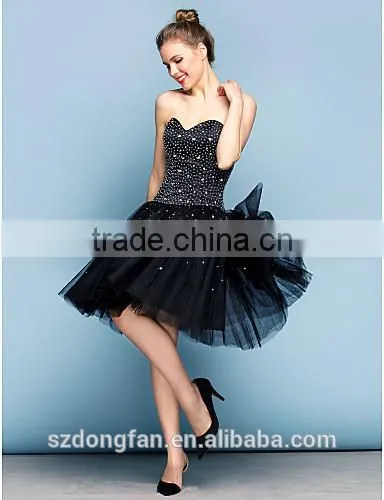 Match Mom And Daughter Dress Girls Black Tutu Party Dress photo-3