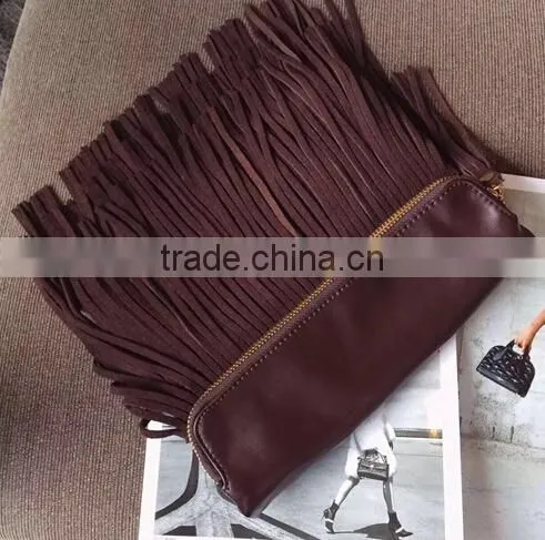 DY0107Z Euro Fashion Ladies Fringe Shoulder Bag Tassels Bag photo-3