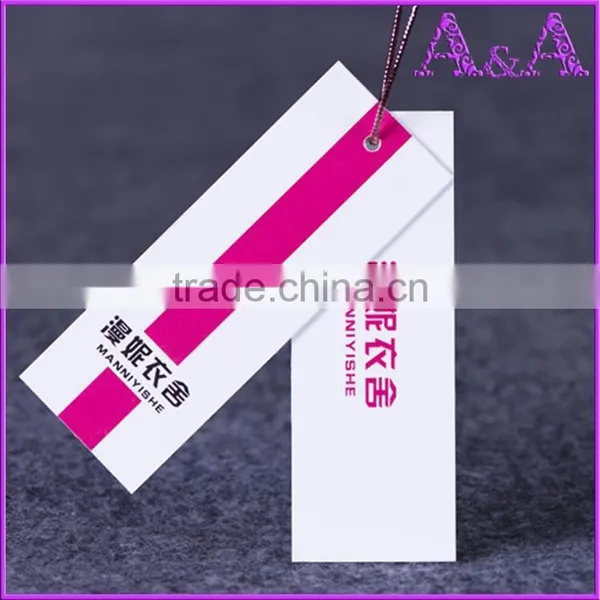 New Design Art Paper Printing Cheap Custom Hang Tags Wholesale photo-5