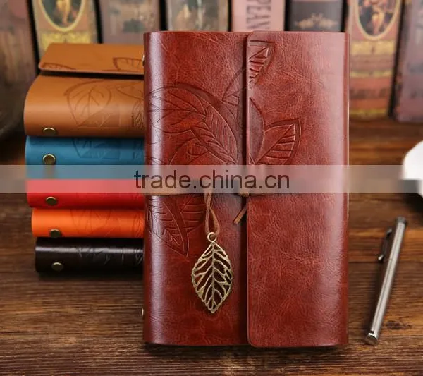 Wholesale Customized Retro Vintage Leather String PU Leather Journal Diary Journey Notebook photo-2