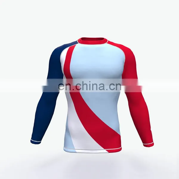 Wholesale Padded Brand Rash Guard Sublimated photo-2
