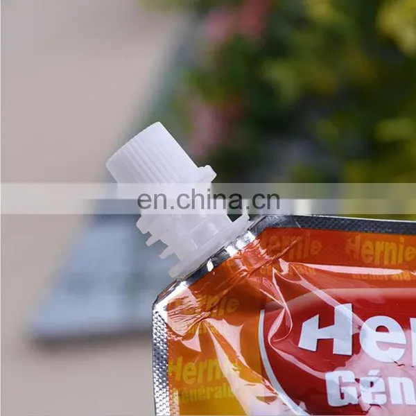 Promotional Flat Bottom Spout Pouch Bag With Customized Logo Reusable High Quality Spout Pouch Bag photo-5
