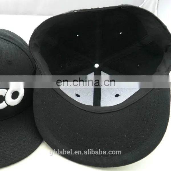 6 Panels Short Brim 3D Embroidery Custom China Snapback Hats Wholesale photo-5