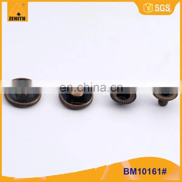 Customized Metal Press Snap Button With Logo Engraved BM10152 photo-3