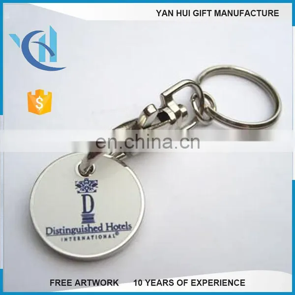 Enamel Trolley Keychain Coin for Supermarket Trolley Coin photo-6