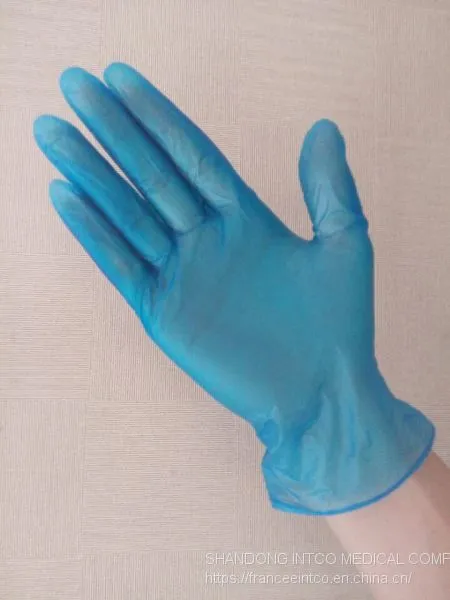 Powder-Free Disposable Vinyl Exam Glove Blue