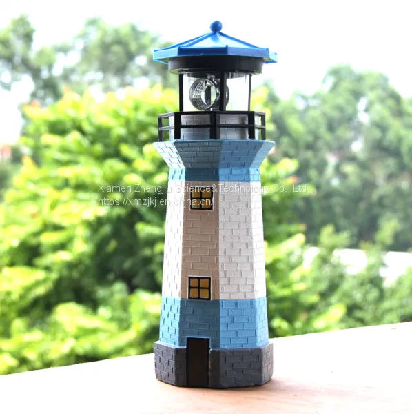 SOLAR LIGHTHOUSE Polyresin GardenFashionabl Decoration Soalr Light Angel Season Powered Soalr Garden Stake Lights photo-5