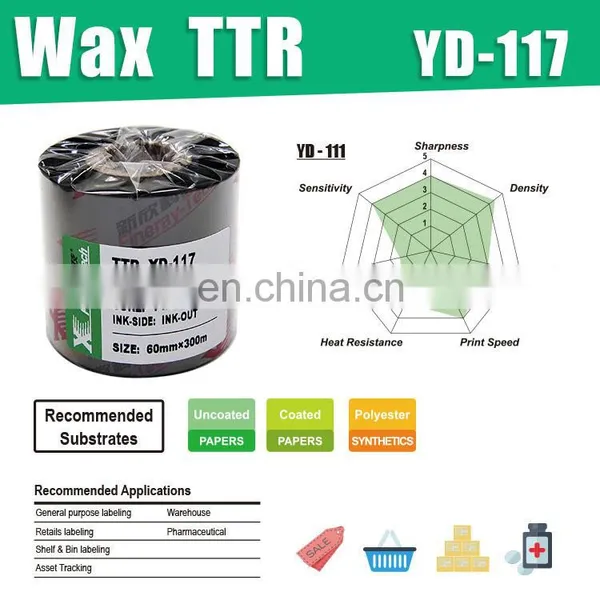 TTR Barcode Ribbon Size75mm*450m
