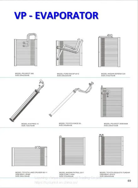 80213SAAG01 Conditioning Evaporator for Car Parts photo-3