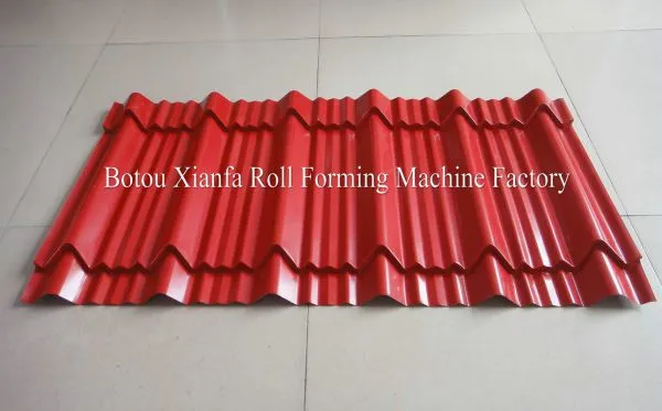Steel Tile Roofing Roll Forming Machine photo-5
