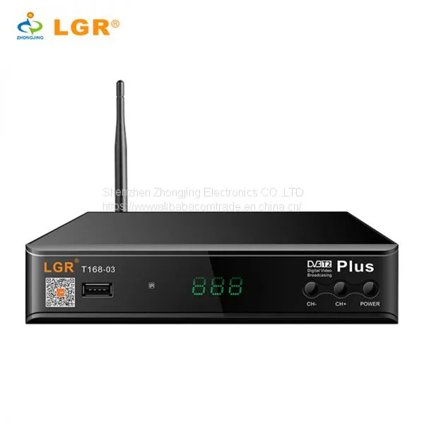 New 2017DVB-T2 Plus Receiver Watching TV by Phone no Data Sheet &no Internet&no Fee