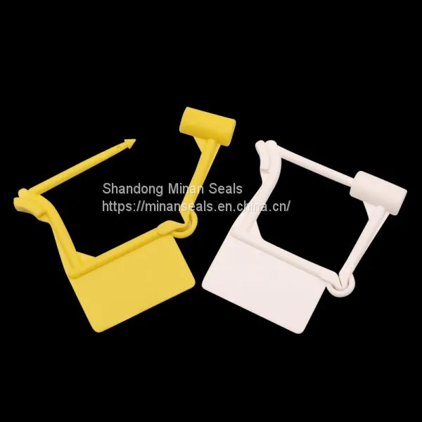 MA - PD 6024 Logo Serial Number Printed Shipping Airline Customer Security Tamper Proof Plastic Padlock Seal photo-2