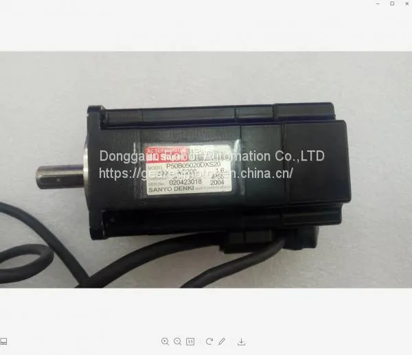 Motor P50B05020DXS00 Sanyo Denki Motor 95% Newly photo-2