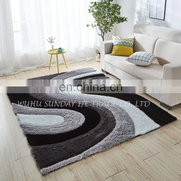 High Quality Fashionable Polyester 3D Shaggy Rug New Design photo-2