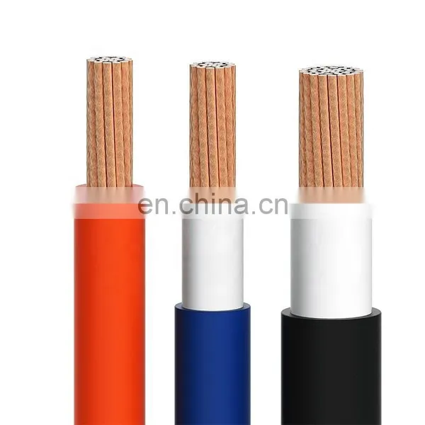 Blue Black Flexible Welding Cable Bare Copper photo-5