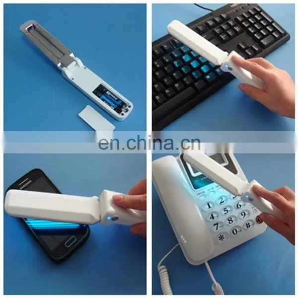 2020 Hot Sales Foldable UVC Sanitizer Lamp Handheld uv Light Sterilizer Portable photo-3