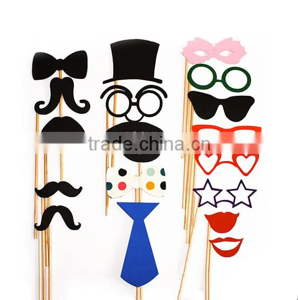 Colorful Kids Party Photo Booth Props With Stickers photo-3