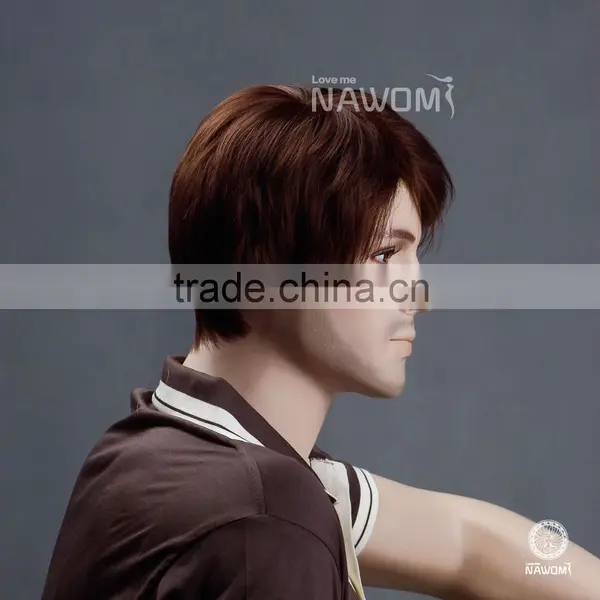 W3530 100% Virgin Cheap Human Hair Wig for Black Men photo-5