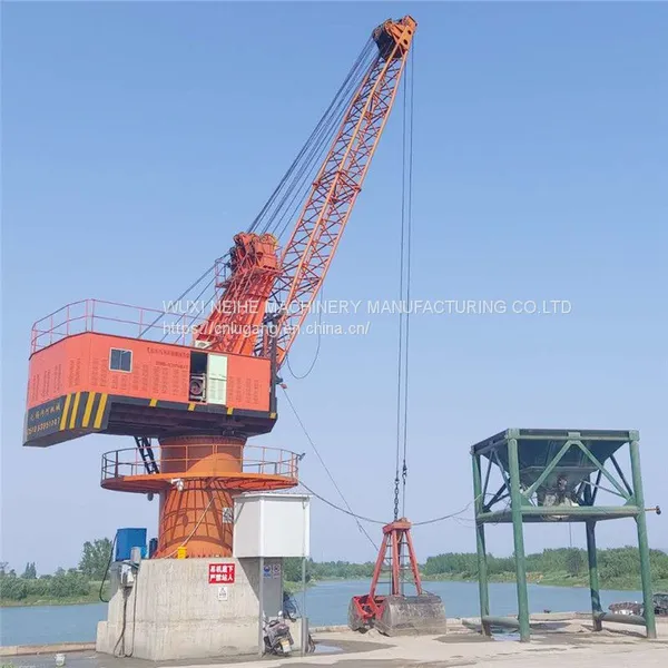 China Manufacturer Ship Unloading Harbor Lifting Equipment Fixed Crane photo-4