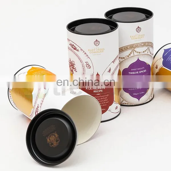 Custom Printed Cylinder Chocolate Boxes Paper Cylinder Packaging Box photo-3