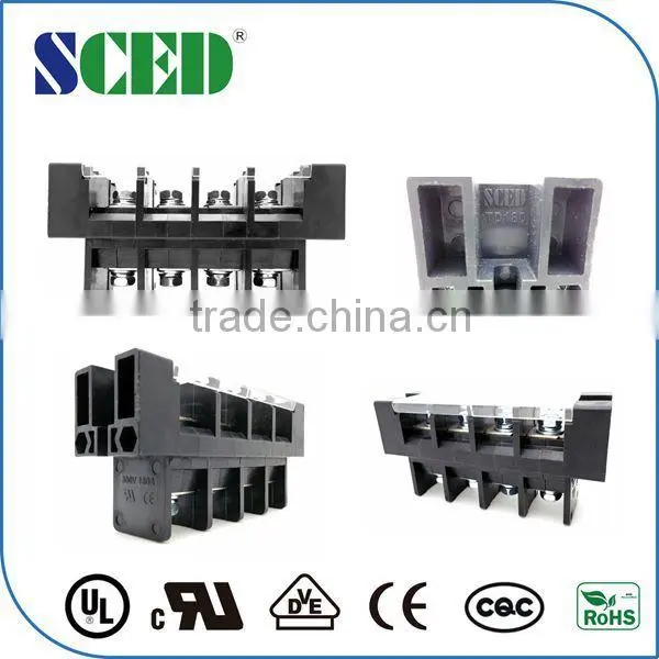 Perforation Terminal Block 21.0mm 600V 180A Electrical Termination photo-3