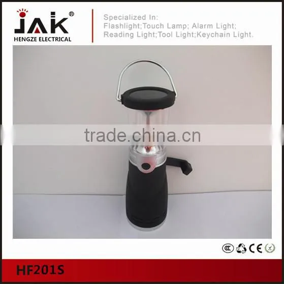 JAK HF201S 4 LED Dynamo Lantern With Solar