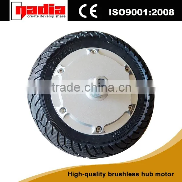 8 Inch 24V180w Brushless Gearless Electric Scooter Hub Motor Brushless Motor CE Certification photo-3