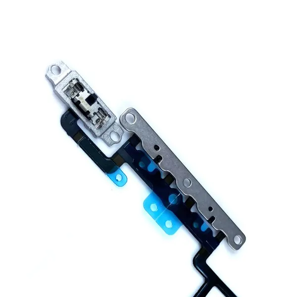 Flex Volume For IPhone X Mute & Volume Button Switch Key With Metal Parts Charging Flex Cell Phone Parts photo-5