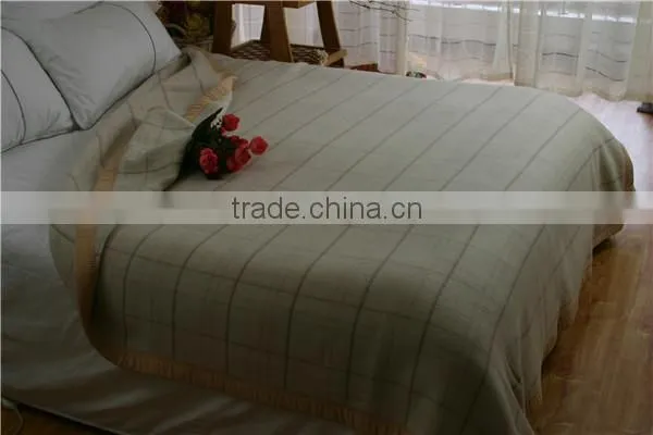 Spanish Soft Pure Woven Wool Throw Blanket photo-2