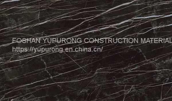 Premium Matte Black Marble Large Format Thin Porcelain Panel 3000x1000mm photo-5