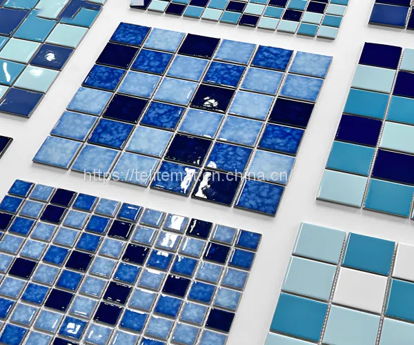 Low Price Blue Glass Powder Mosaic Pigment photo-3
